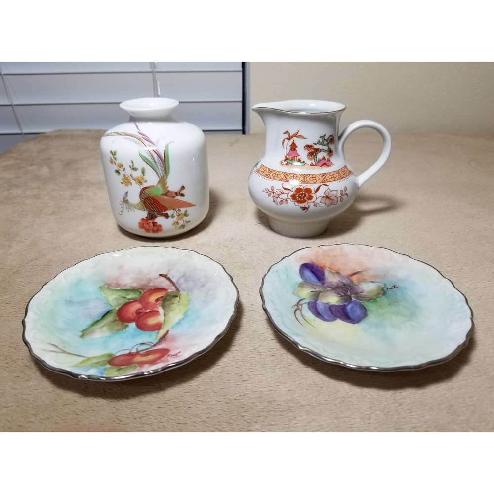 Kaiser Germany JLMenau Saladmaster Vase Creamer Saucer Vintage Collectible